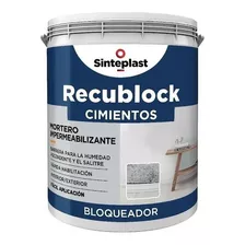 Recublock Cimientos Bloqueador De Humedad 5 Kg Mm