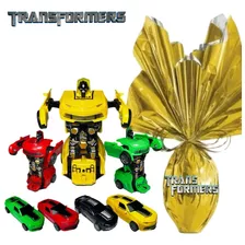 Kit Ovo Da Páscoa 250g C/ Carrinho Transformers Robo Fricção