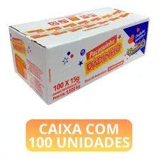 Bala Dadinho Paçoca Paçoquinha Rolha Caixa 100 Unidade 1,5kg