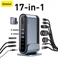 Adaptador Hub 17 En 1 Docking Station Baseus