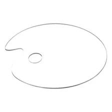 Paleta Para Pintura Oval Acrílica Artesanal 30cm