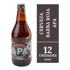 Cerveza Barba Roja Apa American Pale Ale 500ml. Pack X 12