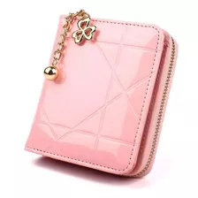 Cartera Monedero Mujer Billetera Cremallera Estilo Retr