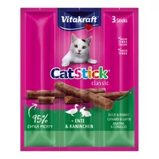 Snack Vitakraft Cat Stick Classic Conejo Y Pato 18gr