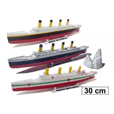 3 Navios Históricos - Titanic - Britannic - Olympic - 30cm