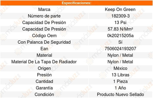 Tapon Radiador Ford Zx2 2 2002 Kg 3246106 Foto 4