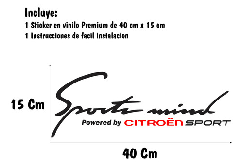 Calcomana Para Carro Auto, Sport Mind Todas Las Marcas Foto 8