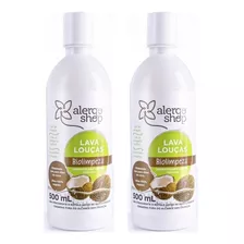 Kit 2 Lava Louça Hipoalergênico Biolimpeza Alergoshop