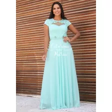 Vestido Festa Madrinha Rosê Marsala Serenity Menta Prim