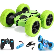 Carro Remoto Rc De Rotação Dupla Face 360° Com Faróis