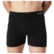 Boxer Hombre Sin Costura Pierna Larga Algodon Tom 5113t