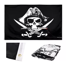 Bandeira Pirata Dupla Face P/ Mastro E Parede Melhor Custo