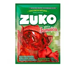 Zuko Polvo Para Bebida Sabor Jamaica De 13 G Rinde 2 Lt
