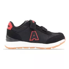 Zapatillas Addnice Los Angeles Negro Niño Niña Velcro