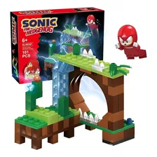 Knuckles - Plataforma Sonic The Hedgehog Blocos De Montar