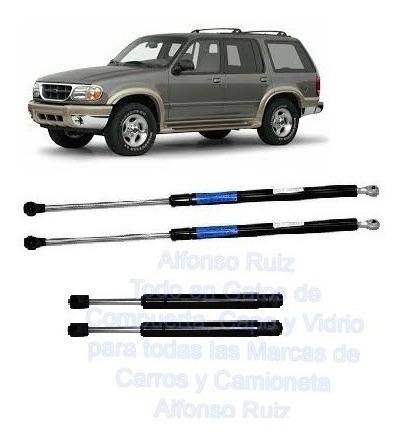 Gatos Para  Compuerta, Capo Y Vidrio Ford Explorer 1991-2011