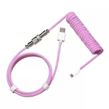 Cabo Para Teclado Coiled Cooler Master, Até 1.5m, Magenta