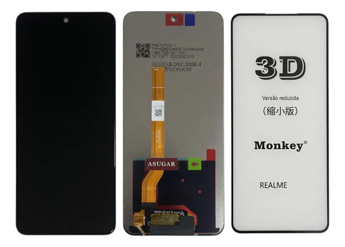 Realme Tela Realme C55 / C65 / C75 / C75x Display LCD + Pelicula