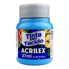 Tinta Para Tecido Acrilex Fosca 37ml - Azul Mar