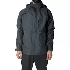 Chaqueta Corta Viento Térmica Hombre Impermeable Con Forro 