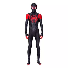 Disfraz Spiderman Miles Morales Lycra Para Adultos