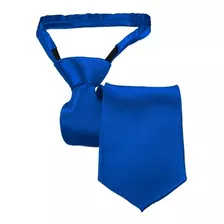 10 Gravatas Azul Royal Casamento Uniforme Com Nó Pronto