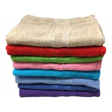 Pack X 5 Toallon Baño 70x130 300 Gr 100% Algodón Absorbente Color Consulte Calafate