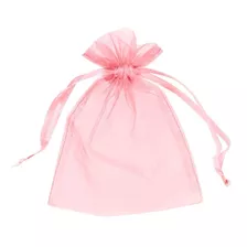 Saquinhos De Organza 7x9 Rosa 120 Unid.