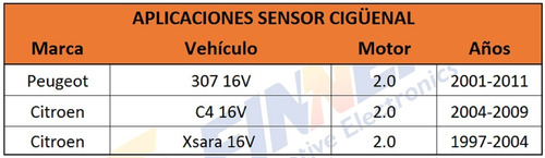 Sensor Cigeal Peugeot 307 16v Citron C4 16v Xsara Foto 6