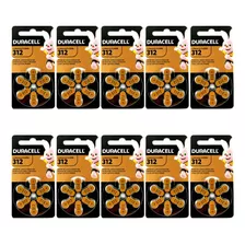 Pack 60 Duracell Activair 312 Batería Audífonos - Todopilas