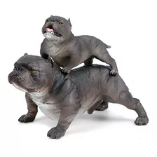 Simulação Animal Coletar Escultura Série-gy Cão Bully