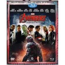 Avengers Era De Ultron Marvel Pelicula Blu-ray + Dvd