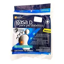 Gasa D Para Pie Diabético Esterilizada 10 Sobres