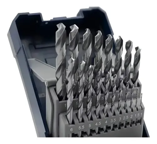 Juego Mechas Acero Rápido (25 Pzs) 1-13mm | Bremen® 7885
