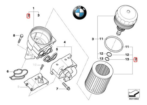 Filtro Aceite Bmw Z4 E85 2.0i Foto 2