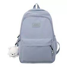 Mochila Escolar Casual De Nylon Impermeável Estilo Coreano M