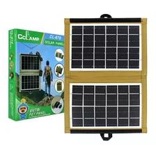 Panel Solar Portátil Para Bolso Con Usb Para Carga 6v 7w