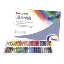 Pastel Al Oleo Pentel 50 Colores