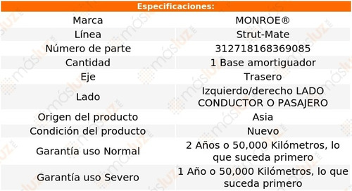 (1) Base Amortiguador Strut-mate Izq/der Tra Talon 95/98 Foto 3