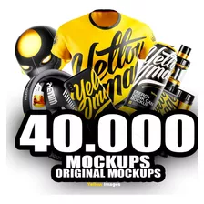 Maior Pack De Mockups - Mockups Yellow Images -