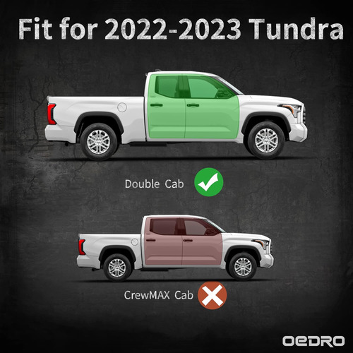 Estribos Compatibles Con Toyota Tundra De Doble Cabina 2022- Foto 2