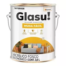 Tinta Acrílica Muda Fácil Suvinil Glasu 3,6l - Escolha A Cor