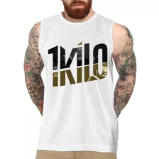 Camiseta 1kilo Regata Rap Hip Hop Um Kilo Bandas E Artistas