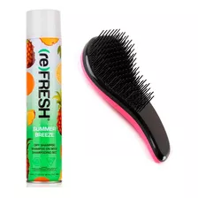 Kit Shampoo Seco Summer Breeze Refresh + Cepillo Desenredant