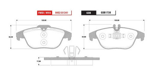 Balata Trasera Low Trw Mercedes Benz Glk300 2013 Foto 2