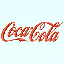 Matriz De Bordado #0009 Logo Da Coca-cola