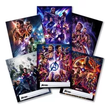 Separadores Asignaturas Marvel Avengers Carpeta N3 X6