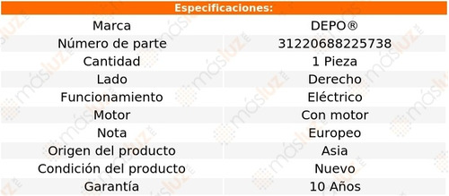 Faro Der Elctrico C/motor P/halog Ml350 10/11 Foto 4