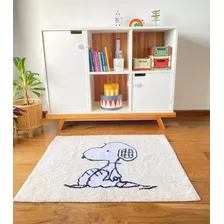 Alfombra Infantil Decorativa 80x100 Cm Modelo Snoopy