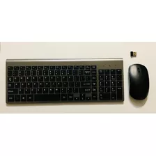 Teclado En Ingles Joyaccess Inalambrico Con Mouse Ergonomico